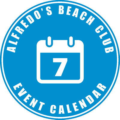Alfredos Beach Club Event Calendar