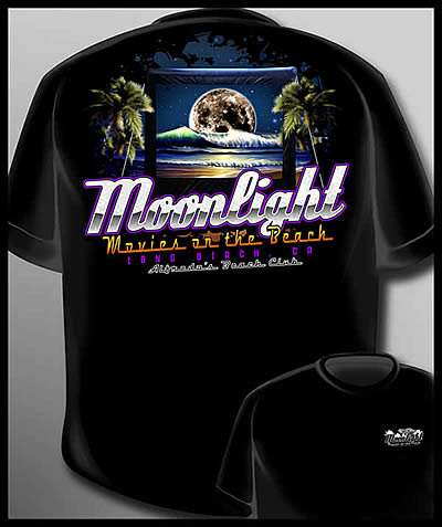 Moonlight Movies on the Beach T-shirt