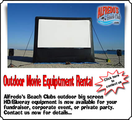 Outdoor Movie Equiptment Rental