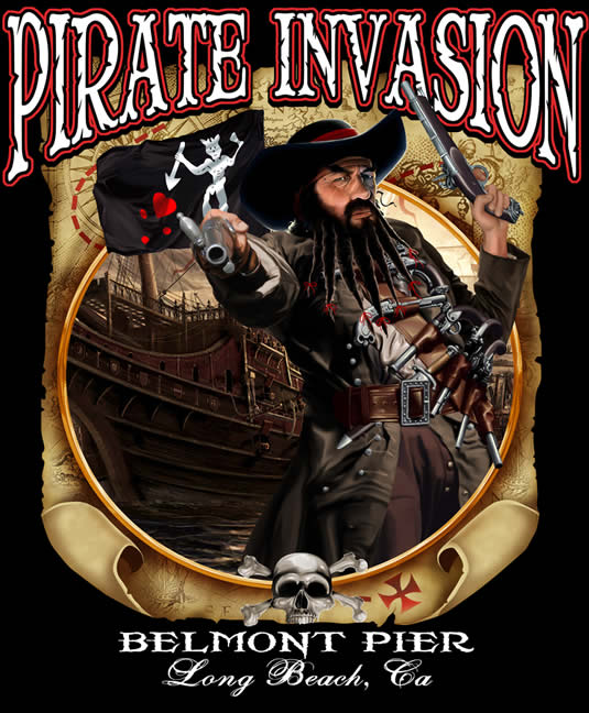 Pirate Invasion of Belmont Pier