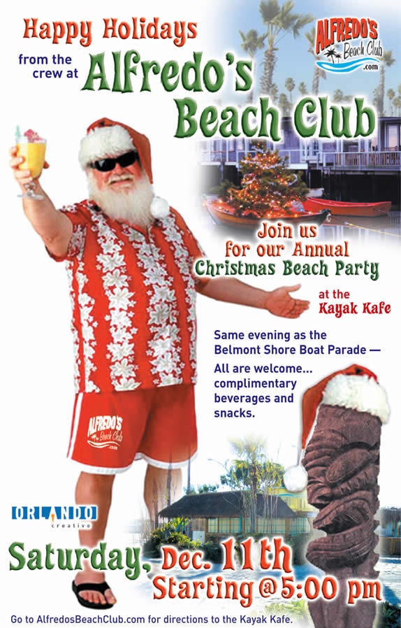 Alfredo's Beach Club Christmas Party